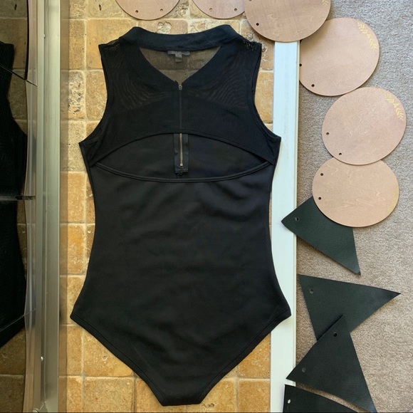 [Silence + Noise] Black Bomber Bodysuit - Picture 5 of 7